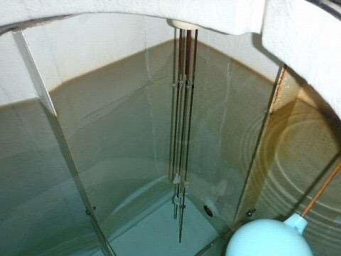 貯水槽、電極交換